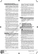 Preview for 72 page of Sparky Group TK 65 Original Instructions Manual