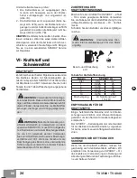 Preview for 26 page of Sparky Group TV 3540 Original Instructions Manual