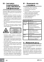 Предварительный просмотр 34 страницы Sparky Group UDD 16 Original Instructions Manual