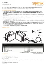 Sparmax ARISM User Manual preview