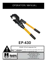 Preview for 1 page of SPARTACO Huskie Tools EP-430 Operation Manual