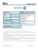 Preview for 6 page of SPARTACO Huskie Tools REC-B6750 Operation Manual