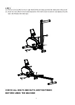 Preview for 11 page of SPARTAN sport MAGNETIC ROWER User Manual