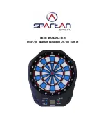 SPARTAN sport Spartan Echowell DC 100 Target User Manual preview