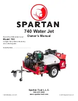 Spartan Tool 740 Water Jet Owner'S Manual preview