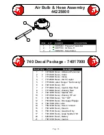 Предварительный просмотр 63 страницы Spartan Tool 740 Water Jet Owner'S Manual