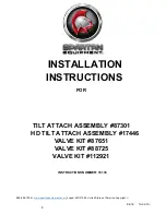 Предварительный просмотр 1 страницы Spartan 112921 Installation Instructions Manual