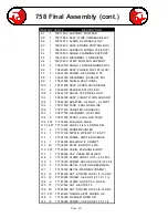 Предварительный просмотр 40 страницы Spartan 758 Water Jet Owner'S Manual