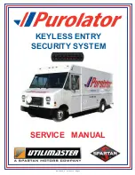 Предварительный просмотр 1 страницы Spartan Ultimaster Purolator Service Manual