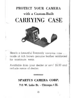 Предварительный просмотр 17 страницы Spartus Camera SPARTAFLEX Operating Instructions Manual