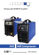 Spartus EasyCUT 40E User Manual предпросмотр