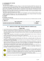 Preview for 8 page of Spasciani H 900 A2B2E2K2HgP3 Instructions For Use Manual