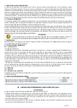 Preview for 11 page of Spasciani H 900 A2B2E2K2HgP3 Instructions For Use Manual