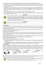 Предварительный просмотр 5 страницы Spasciani H 900 ABEK 15 Instructions For Use Manual