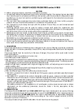 Preview for 5 page of Spasciani H 900 ABEK CO P Instructions For Use Manual