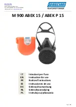 Spasciani M 900 ABEK 15 Instructions For Use Manual preview