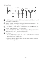 Предварительный просмотр 5 страницы Spatz VGAHDMI Operation Manual