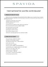 Preview for 21 page of SpaVida Whirlpool C640 User Manual