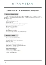 Preview for 21 page of SpaVida Whirpool C667S User Manual