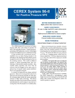 Preview for 2 page of SPE ware CEREX SYSTEM  96-II Operating Instructions Manual