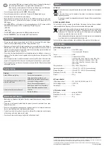 Preview for 4 page of Speaka Professional 1000178 Operating Instructions Manual