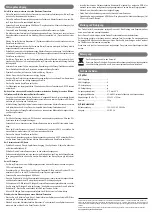 Preview for 2 page of Speaka Professional 1040389 Operating Instructions Manual