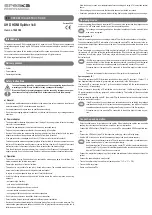 Preview for 3 page of Speaka Professional 1040389 Operating Instructions Manual