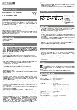 Preview for 3 page of Speaka Professional 1230804 Operating Instructions