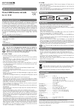 Speaka Professional 1251947 Operating Instructions предпросмотр