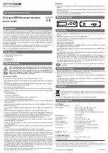 Предварительный просмотр 4 страницы Speaka Professional 1251947 Operating Instructions