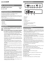 Speaka Professional 1331007 Operating Instructions Manual preview