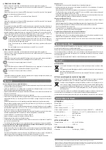 Предварительный просмотр 6 страницы Speaka Professional 1331173 Operating Instructions Manual