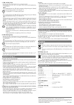 Предварительный просмотр 8 страницы Speaka Professional 1331173 Operating Instructions Manual