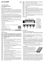 Preview for 1 page of Speaka Professional 1429566 Operating Instructions Manual