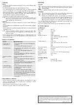 Preview for 8 page of Speaka Professional 1429566 Operating Instructions Manual