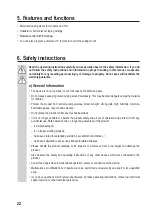 Preview for 22 page of Speaka Professional 1439178 Operating Instructions Manual