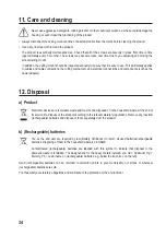 Preview for 34 page of Speaka Professional 1439178 Operating Instructions Manual