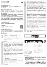 Предварительный просмотр 1 страницы Speaka Professional 1462935 Operating Instructions Manual