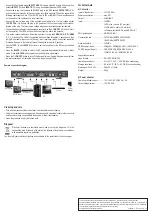 Предварительный просмотр 4 страницы Speaka Professional 1462935 Operating Instructions Manual