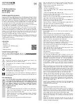 Preview for 1 page of Speaka Professional 1497182 Operating Instructions Manual