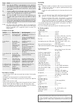 Preview for 12 page of Speaka Professional 1497182 Operating Instructions Manual