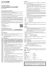 Предварительный просмотр 1 страницы Speaka Professional 1629555 Operating Instructions