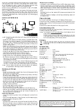 Предварительный просмотр 2 страницы Speaka Professional 1680334 Operating Instructions Manual