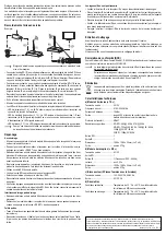 Предварительный просмотр 6 страницы Speaka Professional 1680334 Operating Instructions Manual