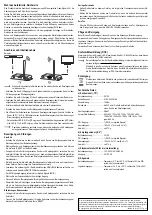 Предварительный просмотр 2 страницы Speaka Professional 1680336 Operating Instructions Manual