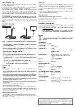 Предварительный просмотр 4 страницы Speaka Professional 1680336 Operating Instructions Manual