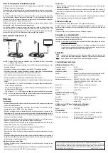 Предварительный просмотр 6 страницы Speaka Professional 1680336 Operating Instructions Manual