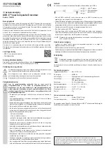 Preview for 4 page of Speaka Professional 1890515 Operating Instructions