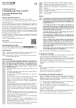 Предварительный просмотр 1 страницы Speaka Professional 2139969 Operating Instructions Manual