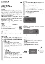 Preview for 3 page of Speaka Professional 2348982 Operating Instructions Manual